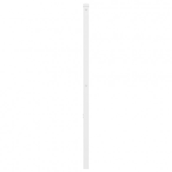 Tête de lit métal blanc 135 cm