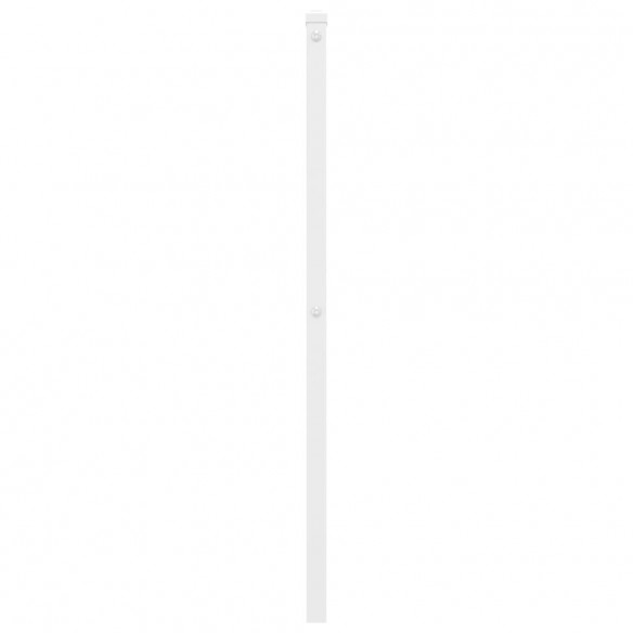 Tête de lit métal blanc 90 cm