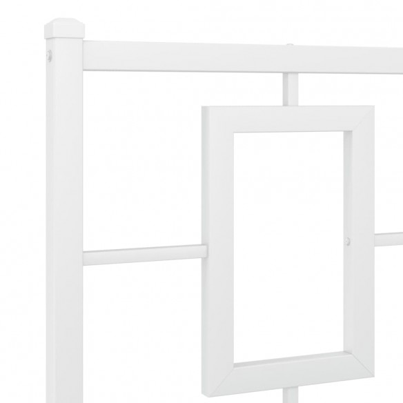 Tête de lit métal blanc 160 cm