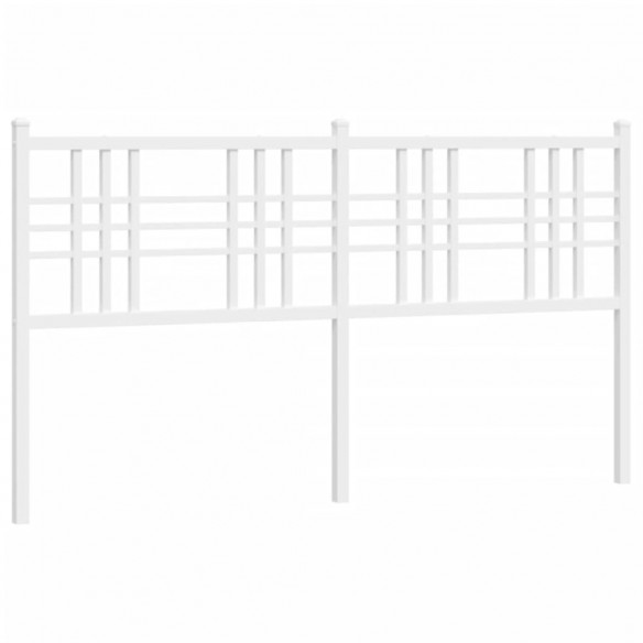 Tête de lit métal blanc 150 cm