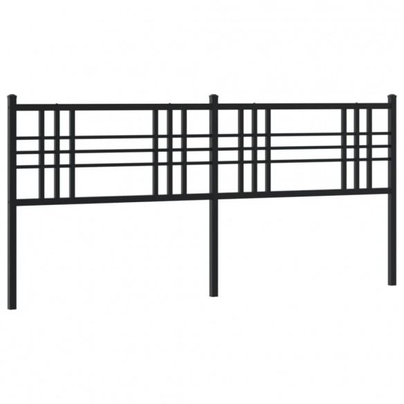 Tête de lit métal noir 193 cm