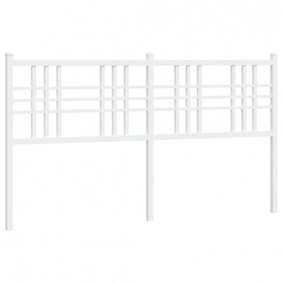 Tête de lit métal blanc 160 cm